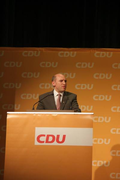 Auch Generalsekretär Manfred Pentz MdL meldete sich bei der Diskussion zu Wort