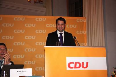 Paul Georg Wandrey warb für Dr. Astrid Mannes als Bundestagskandidatin