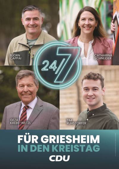F�r Griesheim in den Kreistag!