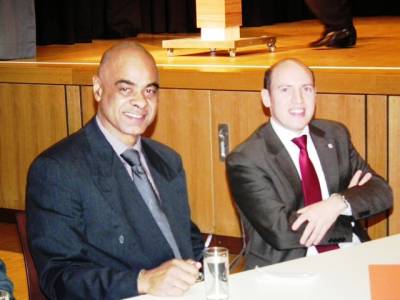 Charles Huber und Manfred Pentz